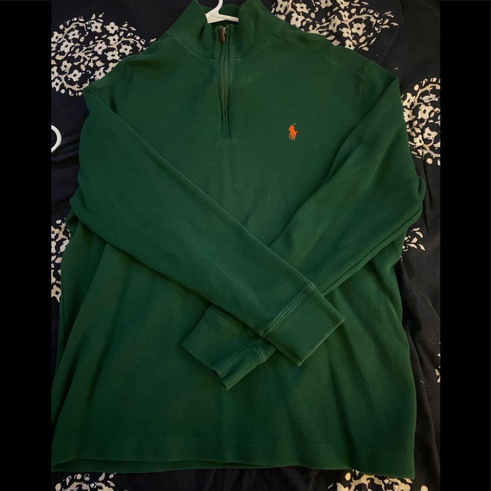 Ralph Lauren 1/4 zip Green